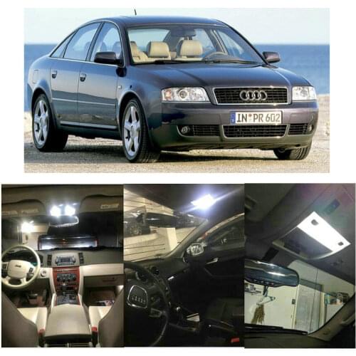 25x LED interior lighting complete set For Audi A6 C5 / 4B sedan reading light rear lights error free
