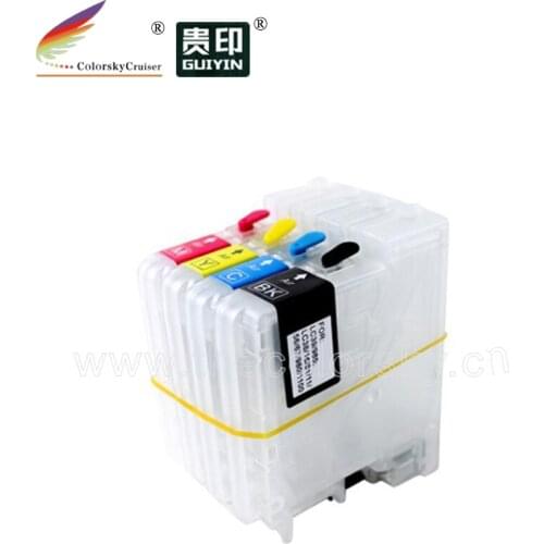 RCB-LC61) refillable ink cartridge inkjet for Brother LC 38 61 65 67 68 980 990 1100 16 11 LC61 LC38 LC67 LC11 LC980 LC990