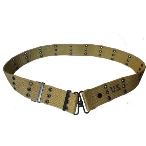 OUTDOORS WW2 U.S AMRY WEBBING EQUIPMENT M36 PISTOL CANVAS BELT ADJUSTABLE