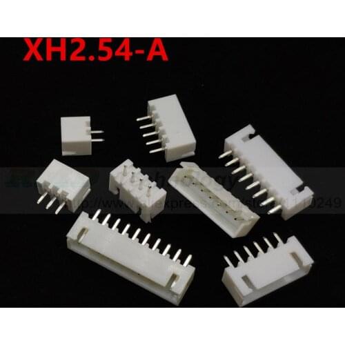 50pcs/lot XH2.54-2 - 12 P XH2.54 2.54 mm Pin Pitch male connector PIN header 50 pcs connectors 2.54mm 2 - 12 pins free shipping