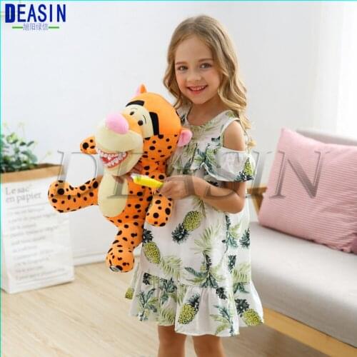 Dental Clinic gift tiger Lovely animals brushing teeth early education brushing teeth doll