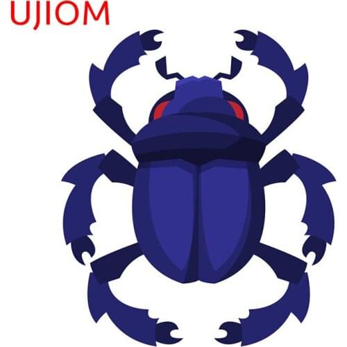 UJIOM Egyptian Scarab Beetle Wall Stickers Moisture Proof Living Room Decor Bathroom Bedroom Accessories Vinyl Wallpaper