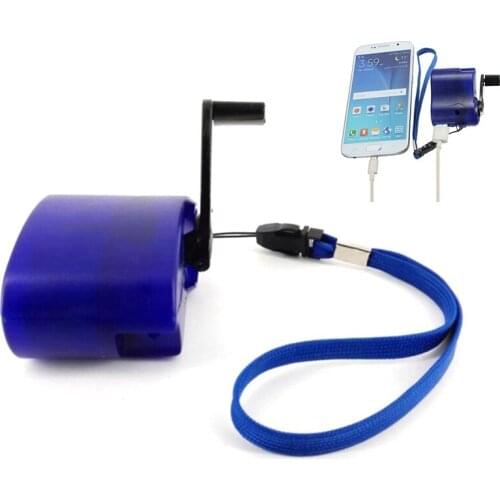USB Emergency Hand Cranking Dynamo for Universal charger Travel Charger Gadgets
