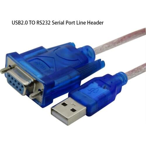 USB2.0 to RS232 Female adapter Cable USB to DB9 hole female cable adapter for cashier label printer led display scanner pos hot