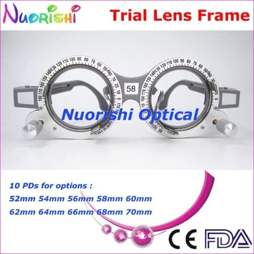 XD04 8pcs a lot Fixed PD Distance Optometry Grey Gray Trial Lens Frame Lowest Shipping Costs