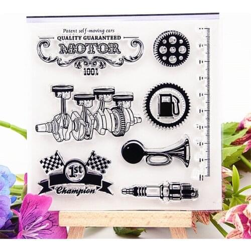 10*10CM Hot sale speaker Clear Stamps / Silicone Seals Roller Stamp for DIY scrapbooking photo album/Card Making