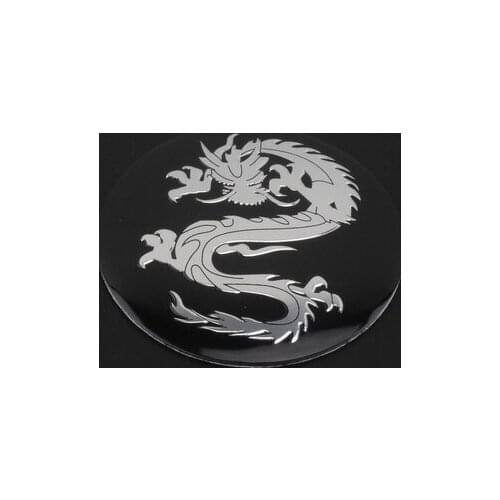 4pcs 56mm Dragon Car Wheel Center Hub Caps Cover Badges Emblems Decal Sticker