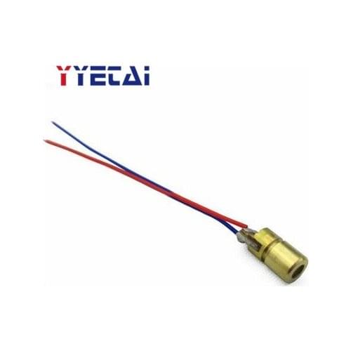 5V laser head laser diode spot copper semiconductor laser tube 6MM outer diameter