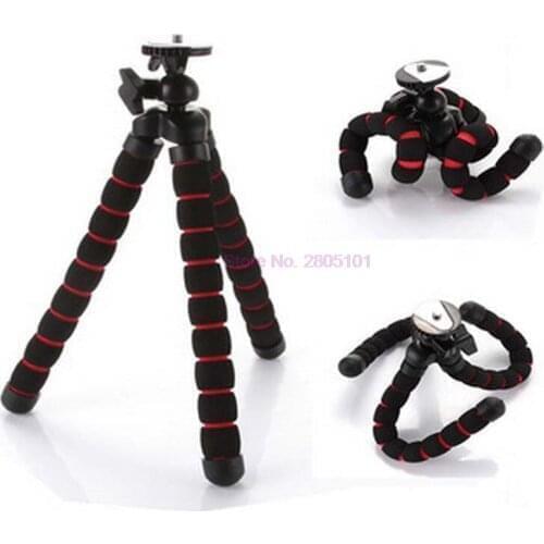 50pcs Octopus Tripods Stand Spider Flexible Mobile Mini Tripod Gorillapod For iPhone GoPro Canon Nikon Sony Camera Table Desk