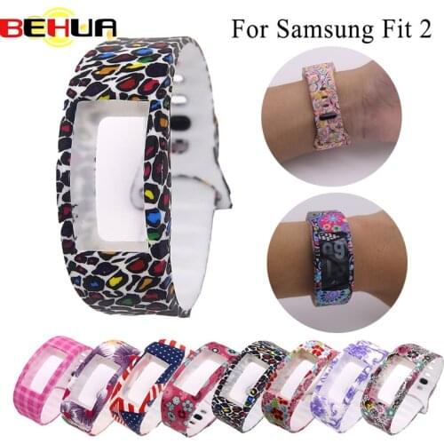 BEHUA New Silicone Watch band For Samsung Gear Fit2 Pro fitness Watch bands Wrist Strap For Samsung Gear Fit 2 SM-R360 Bracelet