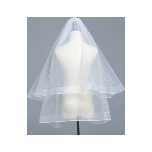Soft Tulle 75 Centimeters Short Bridal Veils 2021 Cut Edge Wedding Accessories Cheap Bridal Veils For Wedding