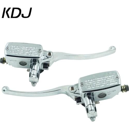 Right and Left 7/8" 22mm Motorcycle Front Brake Clutch Master Cylinder Hydraulic Pump with lever For Yamaha Suzuki Honda