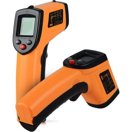 GM320 Laser LCD Digital IR Infrared Temperature Meter Gun Point 50~380 Degree Non-Contact Handheld Thermometer P15