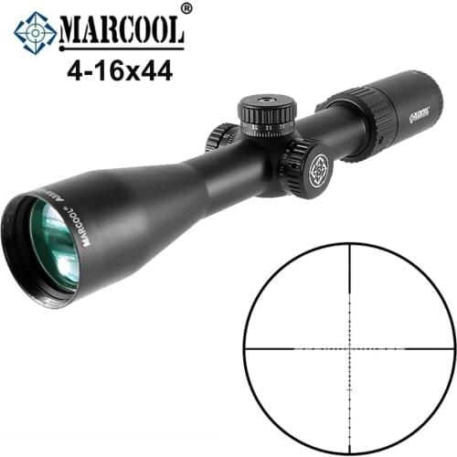 Marcool HD ALT 4-16x44 SF 1/10 MIL Side Focus Collimator Sight Lockable Turret Sight Airsoft Air Guns Hunting Rifle