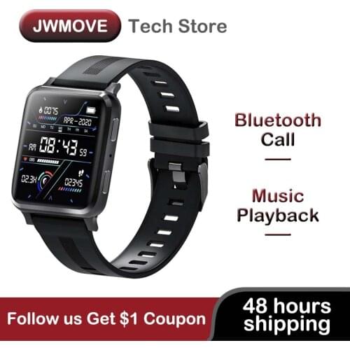 JWMOVE Smart Watches Men Android F30 Bluetooth-Call Fitness Tracker Watch Smart Sport Clock Heart Rate Blood Pressure PK P8 Plus