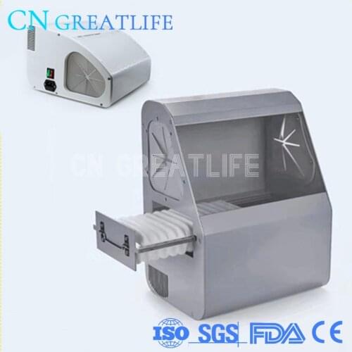 Dental Lab Equipment Vacuum Cleaner Collector Box Sandblasting Dust Collector Mobile Polishing Machine Dust Collector