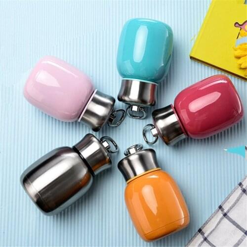 200/280ML Stainless Steel Thermos Mini Cute Coffee Vacuum Flasks Travel Drink Water Bottle Portable Leakproof Cups Mugs