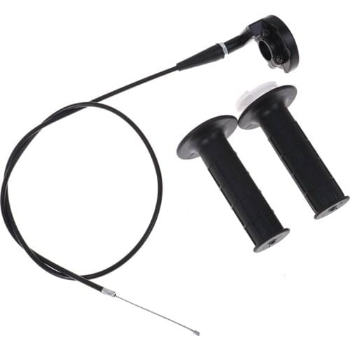 1set Hand Grip with Throttle Motorcycle Grips Twist Cable Handle Throttle Clamp
