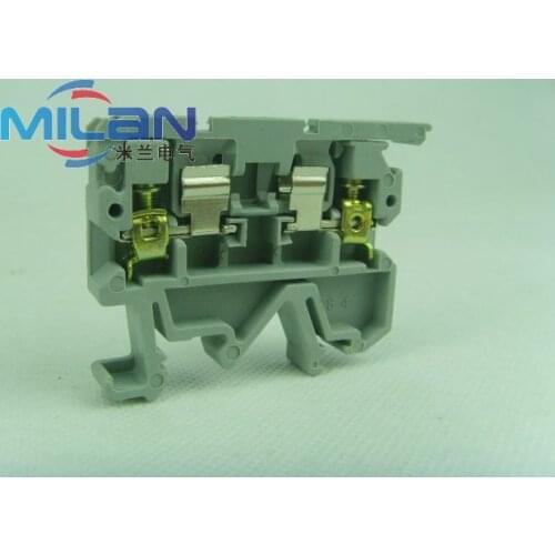 1pcs JXB-RD SAK-RD ASK1 terminals fuse rail terminal without fuse Insurance gray