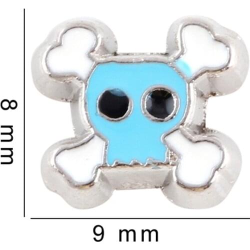 20Pcs/Lot Pirate Alloy Floating Charms Hand-made DIY for Glass Lockets