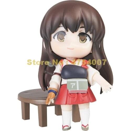 Anime cute 10cm kantai collection akagi pvc action figure collectible doll#391 Toy