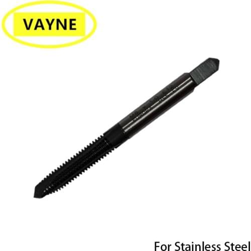 VAYNE HSSE Unified machine Spiral Pointed Taps For Stainless Steels UNC2-56 4-40 6-32 8-32 10-24 0-80 Fine Thread screw tap10-32