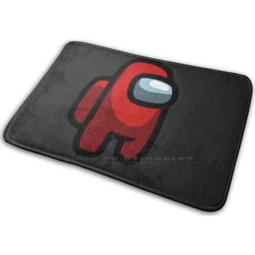 Red Character-Mat Rug Carpet Anti-Slip Bedroom Entrance Door Mat Game Gaming Beans Kudos