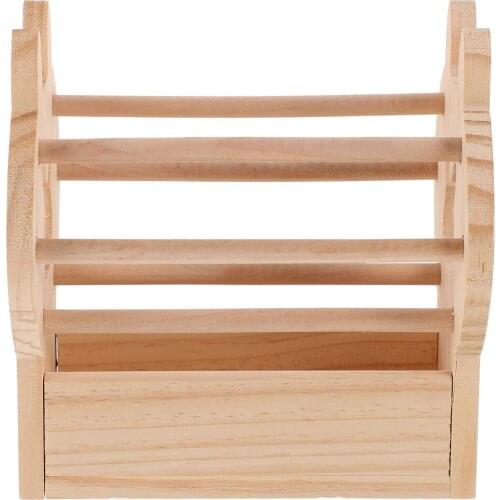 Rabbit Hay Feeder Wooden Food Holder Grass Holder Vertical Hay Food Dispenser