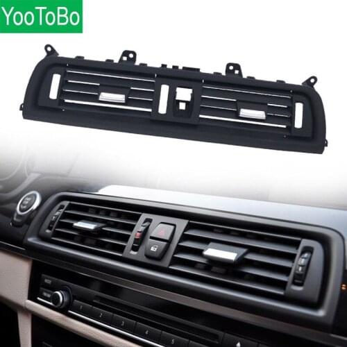 LHD Front Row Wind Left Center Right Air Conditioning Vent Grill Outlet Panel With Chrome Plate For BMW 5 Series F10 F18