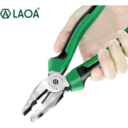 LAOA Multifunctional 6-inch Portable Wire Cutting Pliers Wire Stripping Pliers Electrical Suit Combined Industrial Grade Pliers
