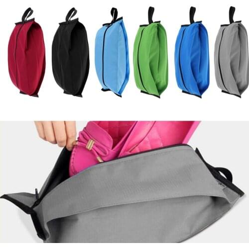 Nylon Travel Shoe Bags Storage Organizer Makeup Bags with Zipper Portable