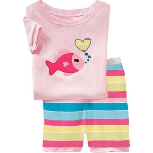 New Children Clothes Kids pajamas Sets Sport Wear Boys underwear Suits Sleepwear Nightwear Baby Girl Pajamas homewear S75