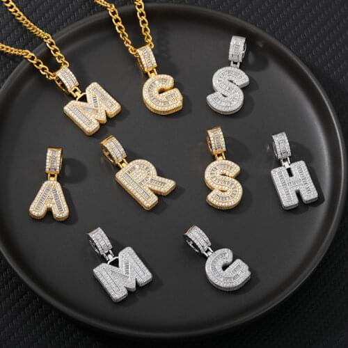Punk Gothic Initial Letter Necklace For Women Stainless Steel Zircon Alphabet Choker Necklaces Jewelry Gift Bijoux Femme BFF