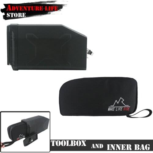 For BMW R1200GS LC Adv R 1200 GSA Adventure Motorcycle Plastic Toolbox 5 Liters Tool Box Left Side Bracket Toolbag Bag R1250GS