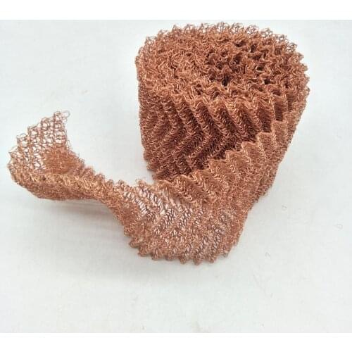 100mm Width 1-10 Meter 4 Wires Pure Copper Mesh Woven Filter Sanitary Food Grade For Distillation Moonshine Home Brew Beer