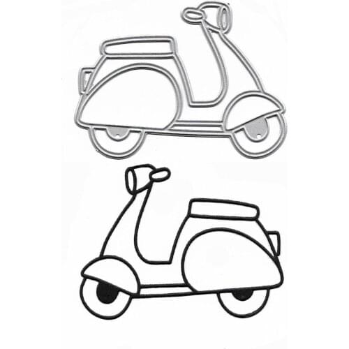 Craft Dies New Arrival Electromobile Card Making Die Cut DIY Scrapbooking Album Decoration Template Stencil Die Cutting Mold