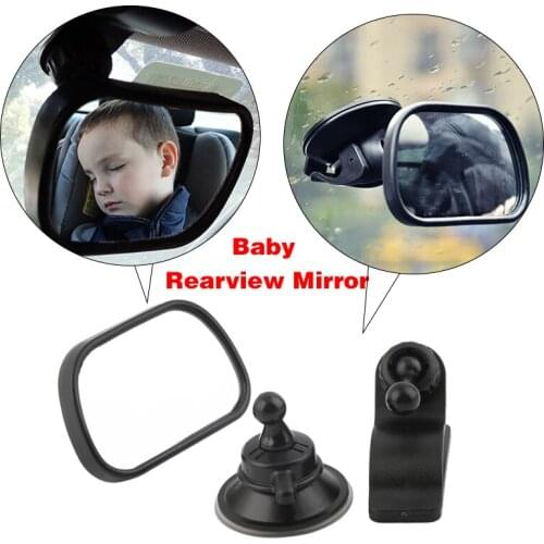 360 Adjustable Rotation Car Baby Child Baby Rear View Mirror Car-Styling Back Seat Rear View Safety Mirror With Suction Cup