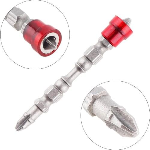 65mm Universal Tool Steel Magnetic Approx 1/4 65mm Shank Double Head Magnetic Cross Head Suitable for Any Power Drills