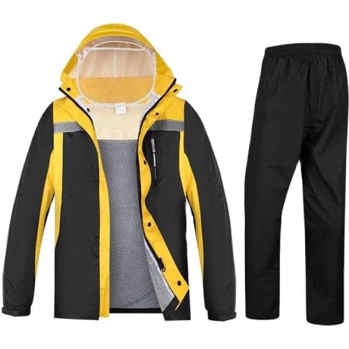 Waterproof Electric Motorcycle Raincoat Poncho Women Split Adult Hiking Jacket Rain Pants Hiking Rainwear Capa De Chuva Gift