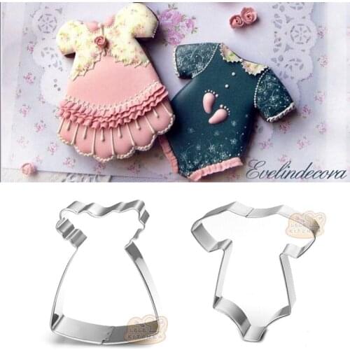 1pcs patisserie reposteria gateau Baby Party Moldes Metal Cookie Cutter Fondant Cake Decor Tools Biscuit Pasty Shop Mould Baking