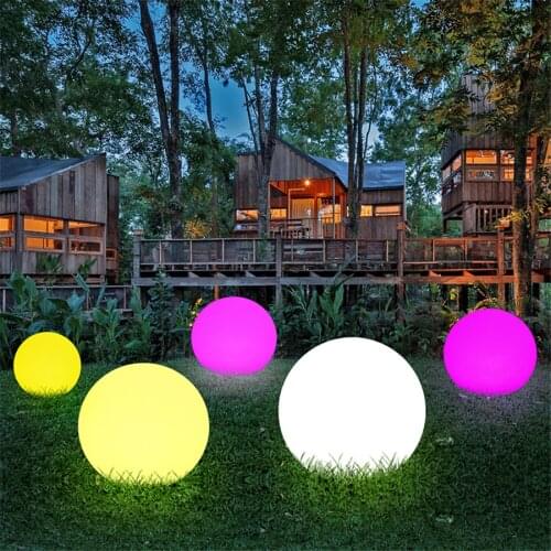 1pc Led Garden Ball Light 16 Color Remote Night Lights Battery Powered Christmas Party Outdoor Landscape Lawn Lamps Decoration