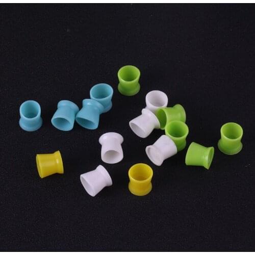 100PCS/LOT Tattoo Accessory Explosive Disposable Plastic Tattoo Cups Holder Ink Pigment Permanent Makeup Wholesale