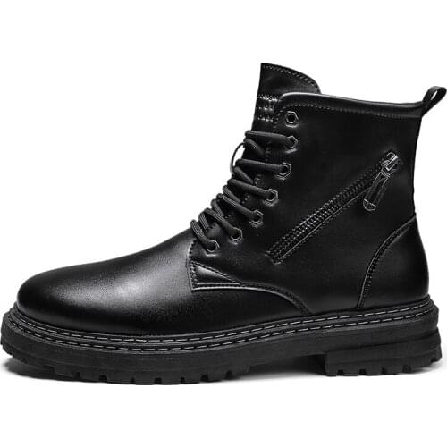 Men Shoes Genuine Leather Men Boots Winter High Quality Waterproof Ankle Boots Zapatos De Hombre Outdoor Working Boots