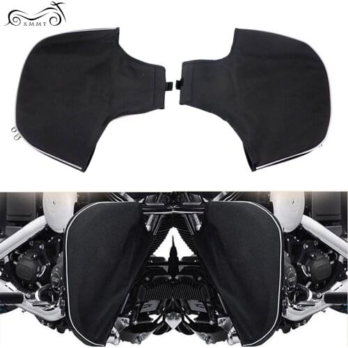 Black Motorcycle Soft Lowers Chaps Leg Warmer For Harley Touring Dyna Road Glide King Trike Models 1980-2018