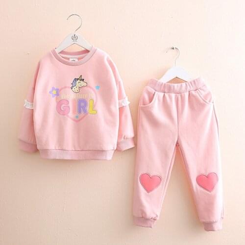 Kids Tracksuit For Girls Clothing Sets 2021 Autumn Spring Toddler Girls Clothes Costumes Suit Children Clothing 6 8 9 10 12 Year