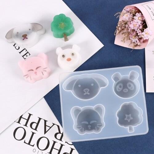 N7MF DIY Craft Animal Series Jewelry Epoxy Resin Mold Earrings Pendant Silicone Mould