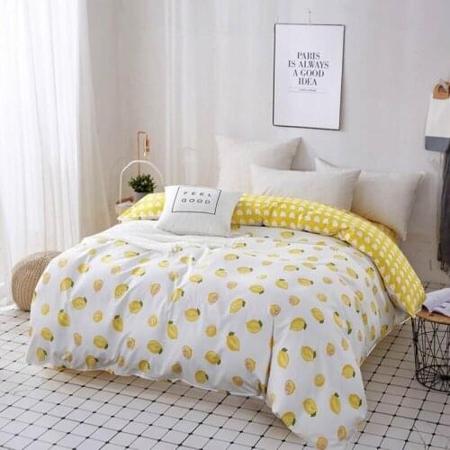 1pc Printed Duvet Cover Blanket Duvet Cover Zipper Single Double Queen King Size