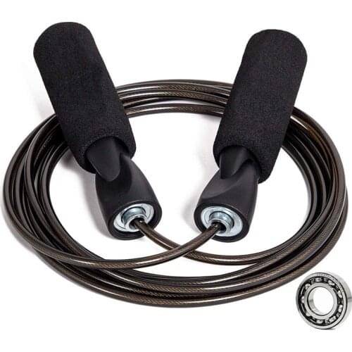 Adjustable Jump Rope Bearing Speed Jumping Steel Wire Double Unders Skipping Workout Home Fitness Exercise Skipping Rope Trainin