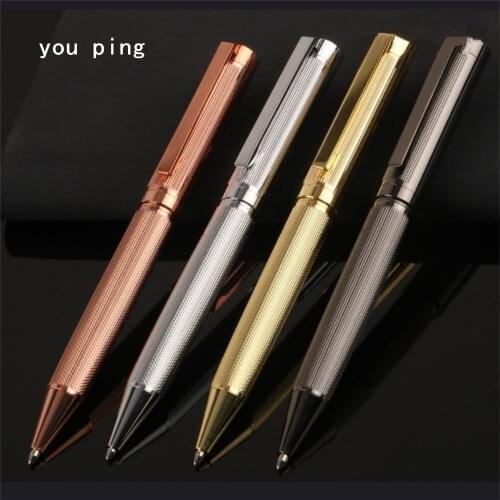 Luxury quality 155 Metal Business office Medium Nib Ballpoint Pen New school students Stationery supplies