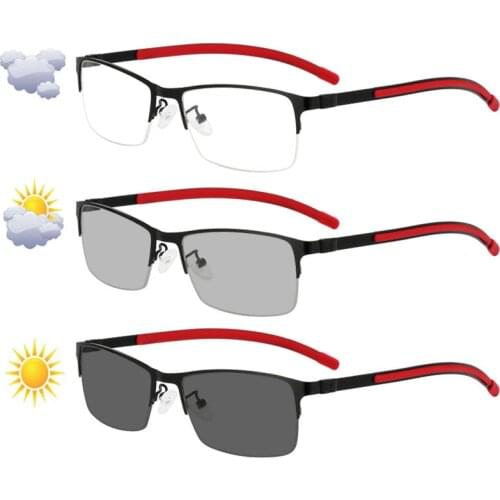 WEARKAPER Cat Eye Sun Photochromic Reading Glasses Women Presbyopia Glasses diopter glasses magnifier 0.5-6.00